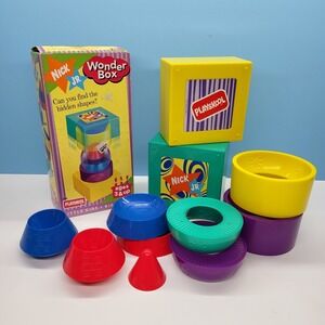 Nick Jr Hasbro Wonder Box Playskool‎ Preschool Learning Cube Stack Nickelodeon